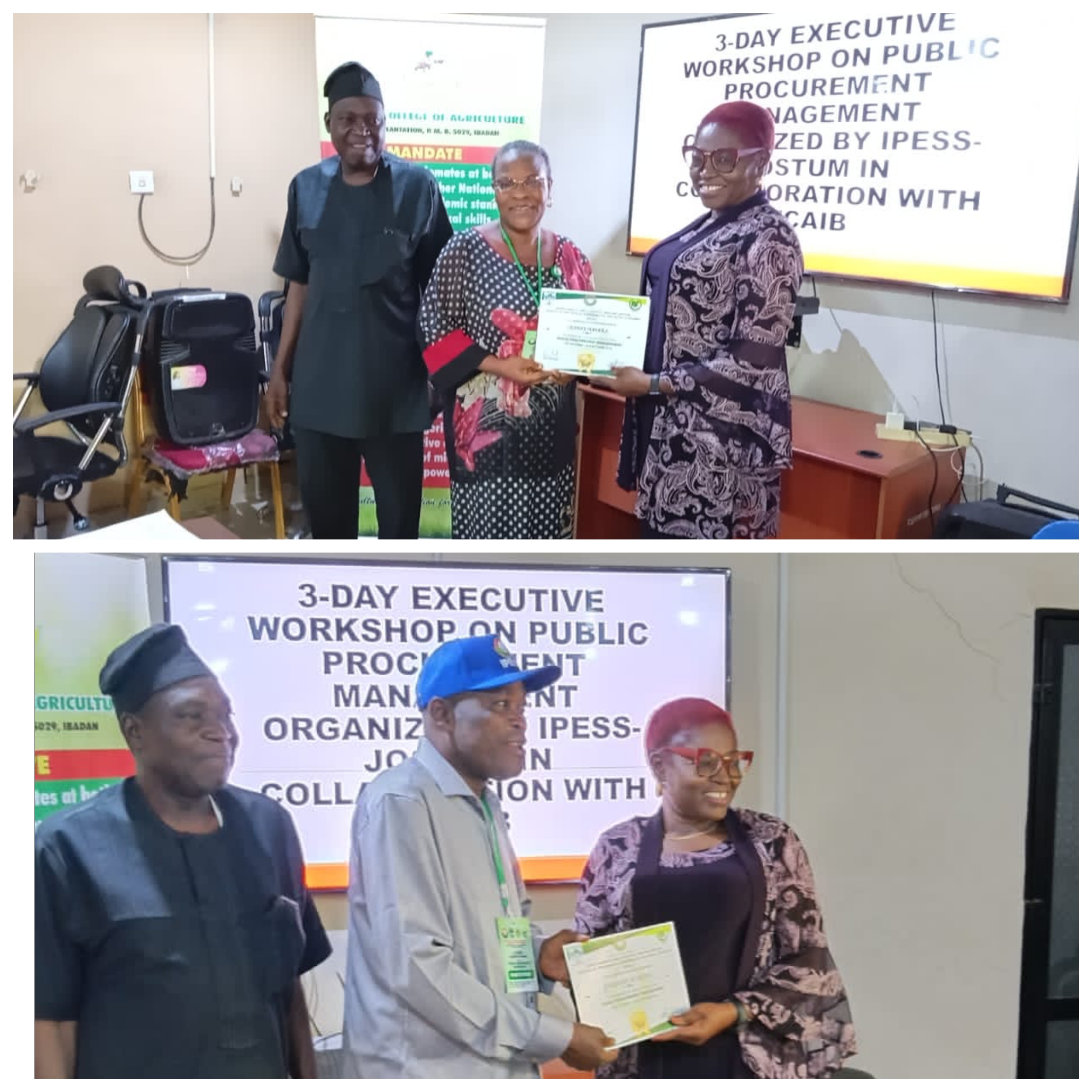 FCAIB CONCLUDES 3-DAY EXECUTIVE TRAINING ON PUBLIC PROCUREMENT MANAGEMENT WITH IPESS